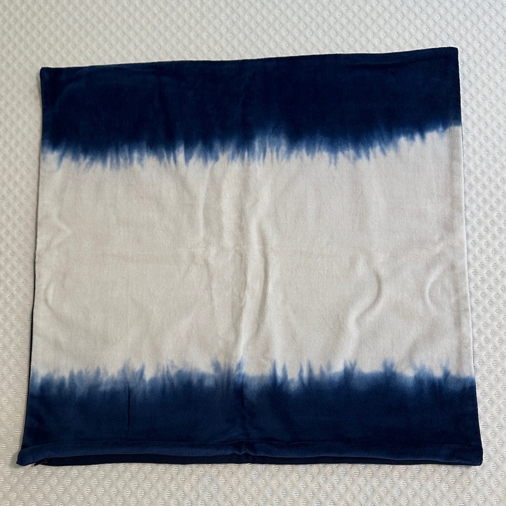 Blue and White Tie-Dye pillow covers